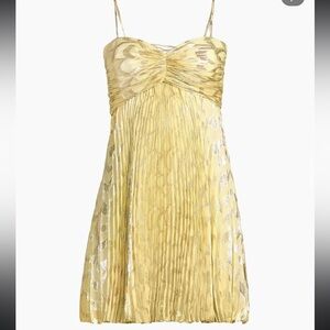 DELFI NICOLE PLEATED MINI DRESS